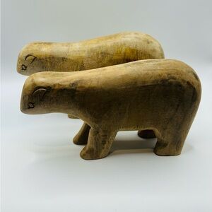 Target Natural Wood Animal Sculptures